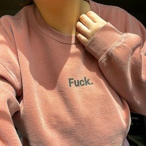 Nasty Gal Ah Fuck Crewneck